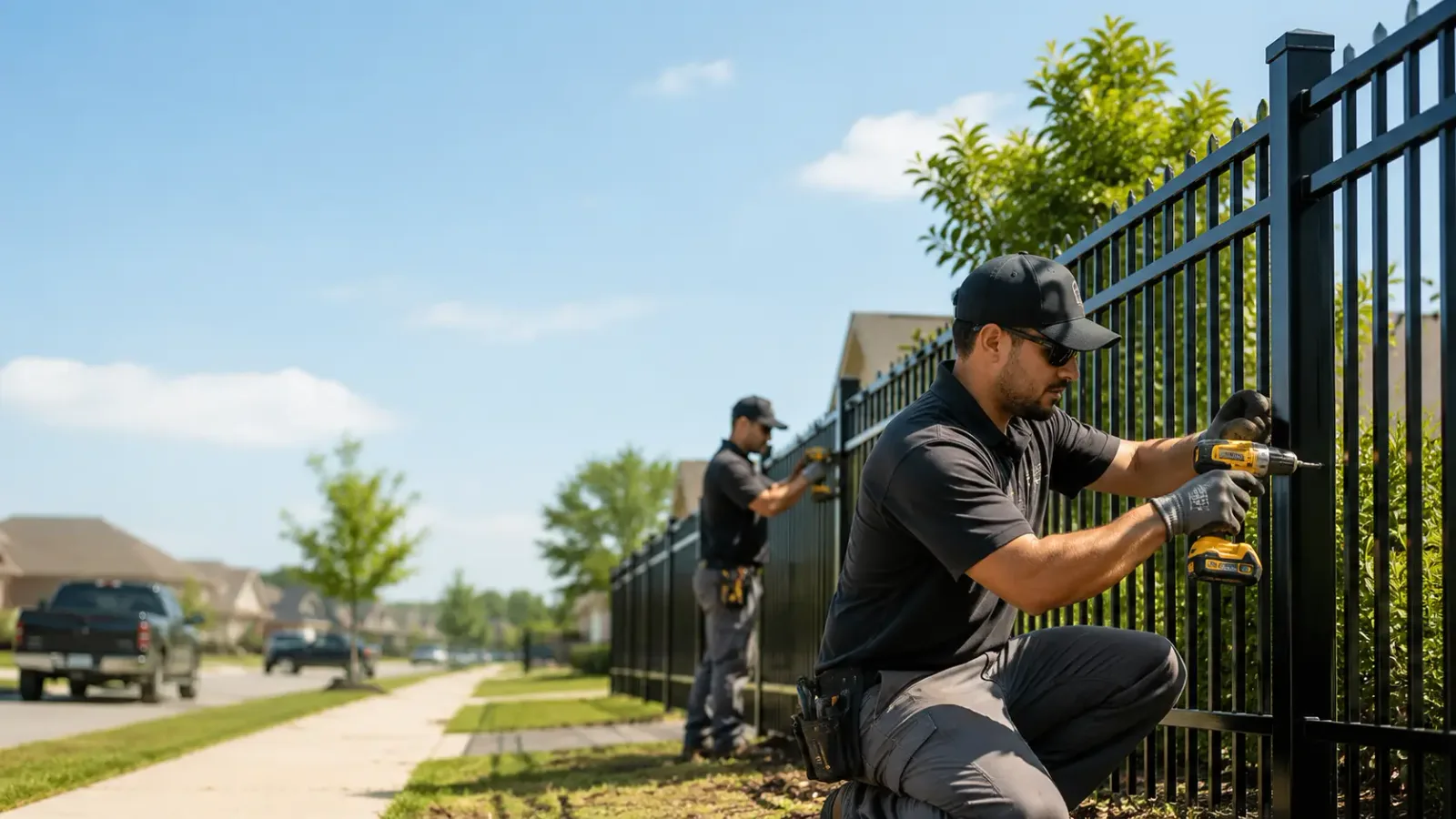 Metal Fence Installation in Litchfield, CT